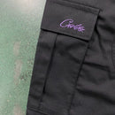 Corteiz Guerillaz Cargo Pants Black/Purple 