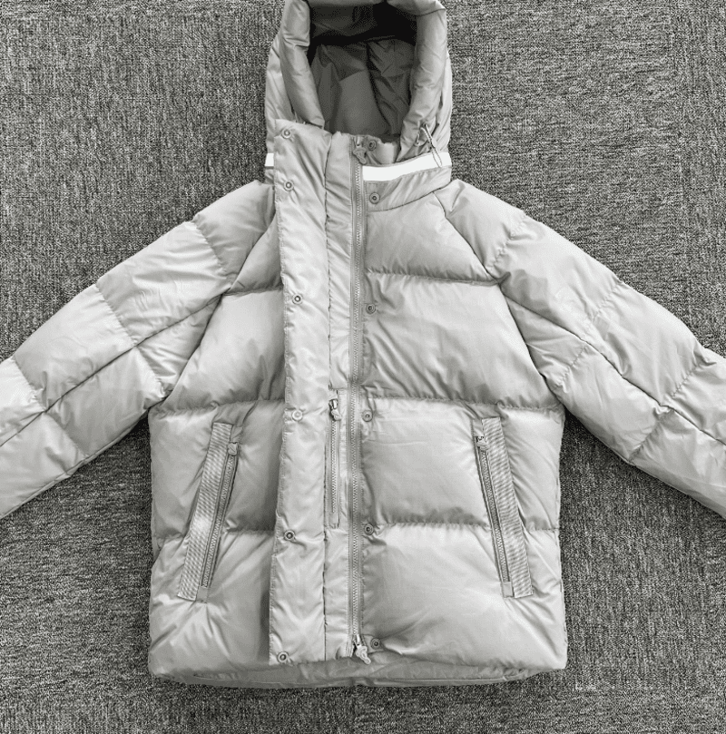 Gray Synaworld Puffer Jacket 