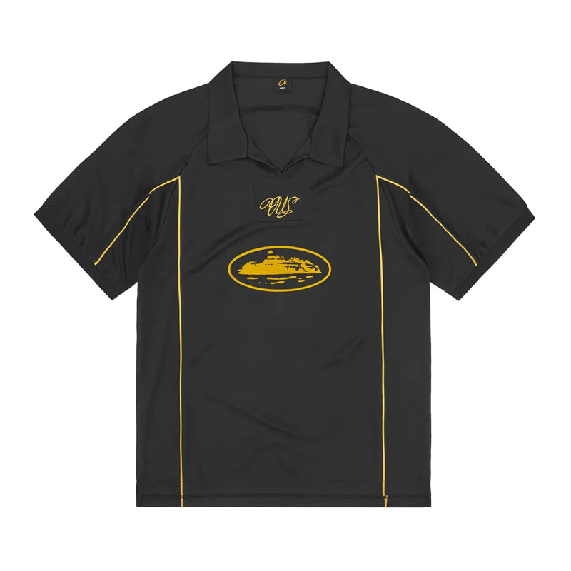 Corteiz Talismo Football Jersey Black 