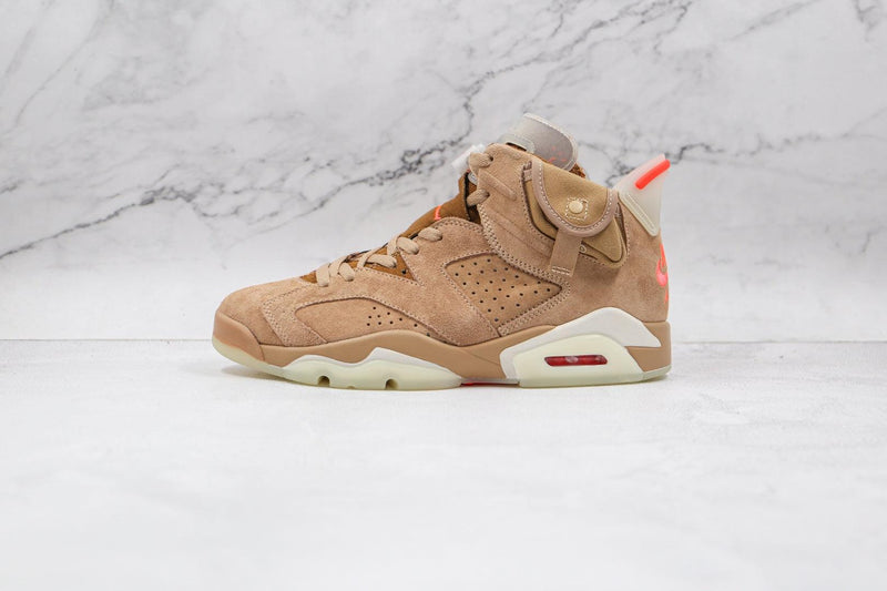 Travis Scott x Air Jordan 6 Retro 'British Khaki' - ELEGANZ OUTLET