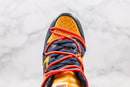 Nike Dunk Low Off White University Gold Mindnight Navy - ELEGANZ OUTLET