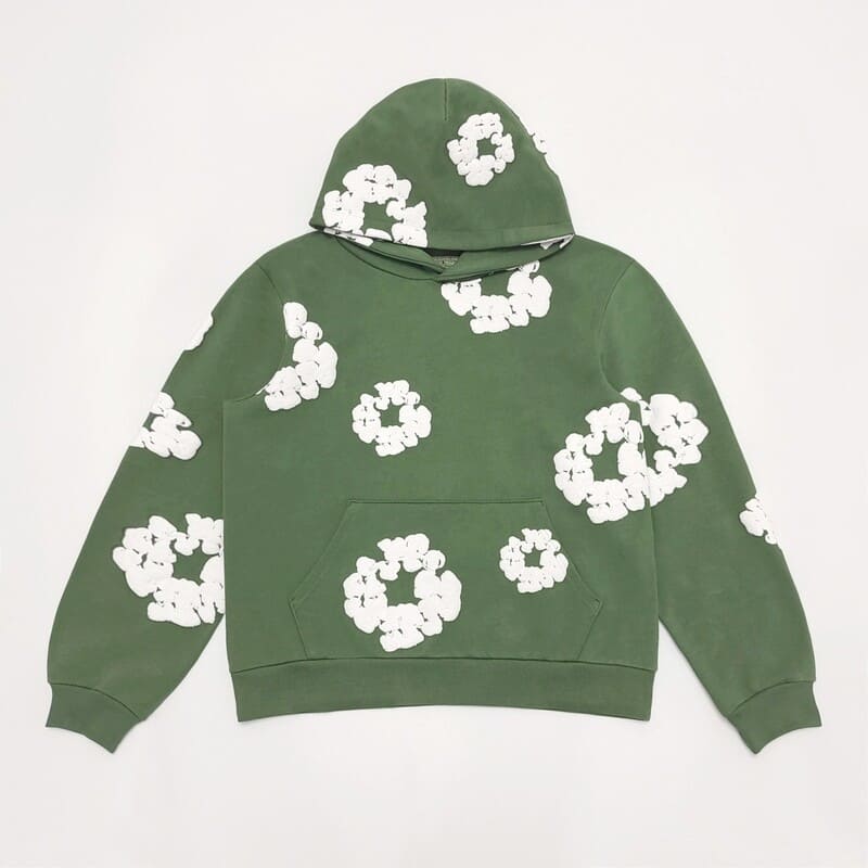 Denim Tears The Cotton Wreath Green Sweatshirt 
