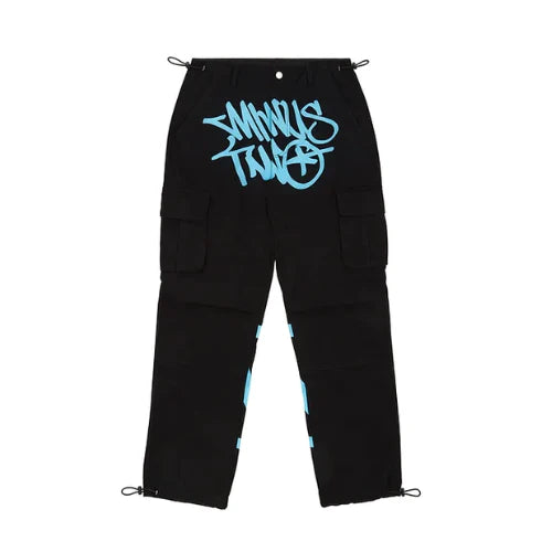 Minus Two Cargo Pants Black/Blue 