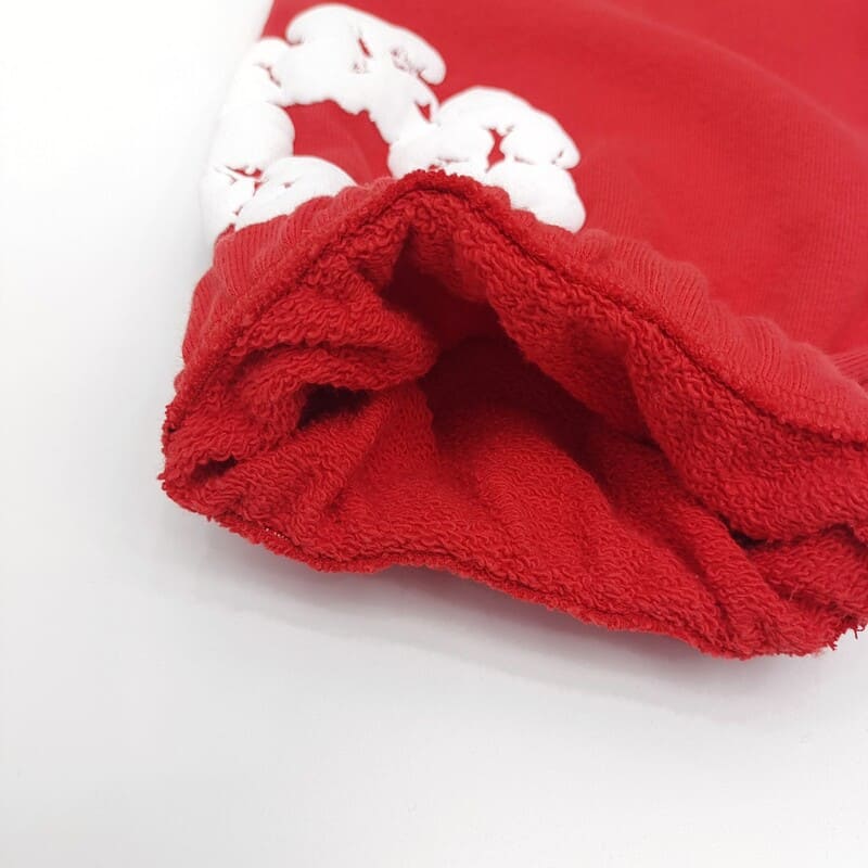 Tears The Cotton Wreath Red Denim Pants 