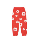 Tears The Cotton Wreath Red Denim Pants 