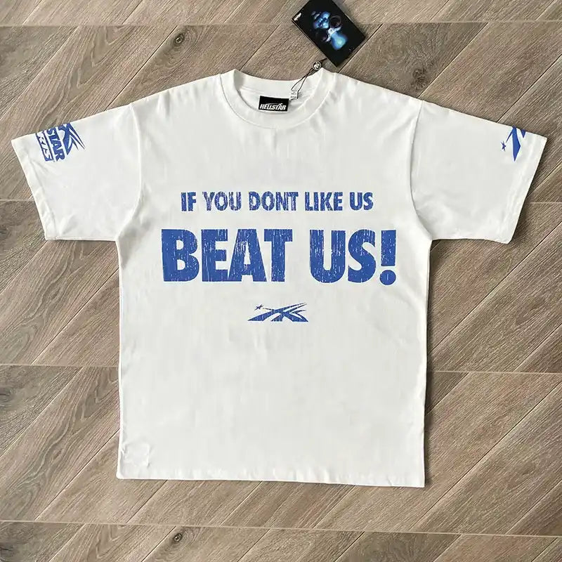 Hellstar T-Shirt Hellstar Beat Us! White 
