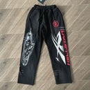 Hellstar Airbrushed Skull Flare Pants 