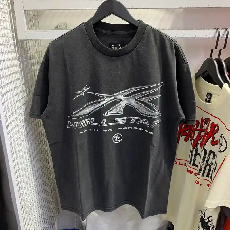 Hellstar Washed Logo T-Shirt 
