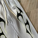 Hellstar Grey Future Flame Grey/Green Pants