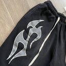 Hellstar Flame Shorts Black 