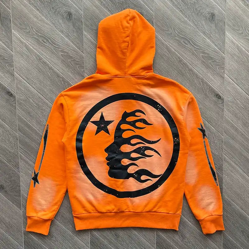 Hellstar Fire Orange Sweatshirt 