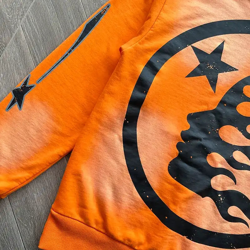 Hellstar Fire Orange Sweatshirt 