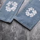 Tears x Levi's Cotton Wreath Jean Light Wash Denim Pants 