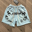 Hellstar Sky Blue Sweatshirt Shorts 