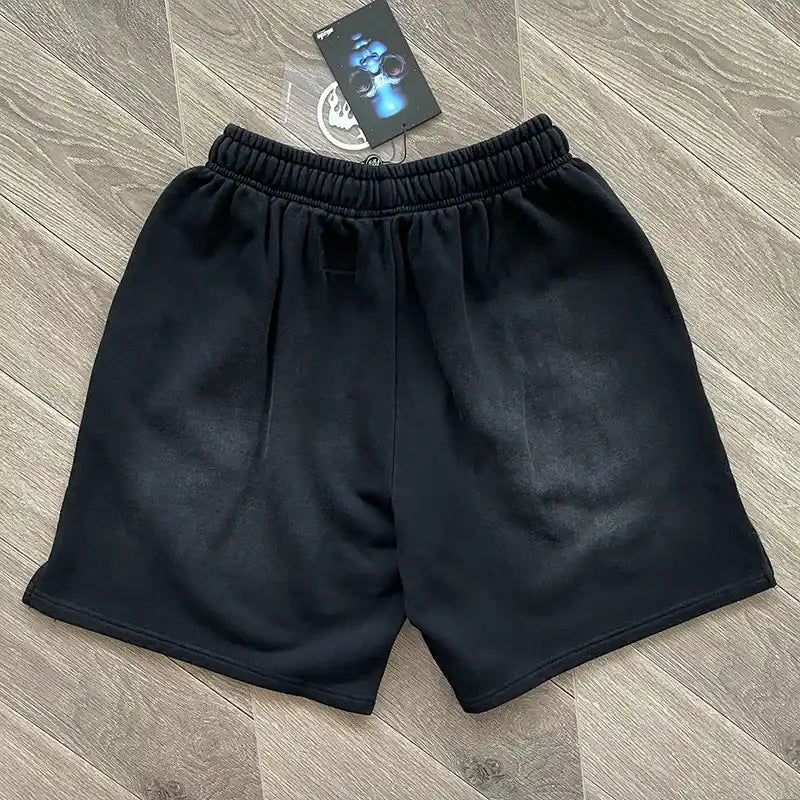 Hellstar Flame Shorts Black 