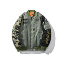 BAPE x OVO Loose Fit MA-1 Olive Drab Jacket 