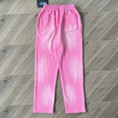 Hellstar Flame Sweatpants Pink/Silver 