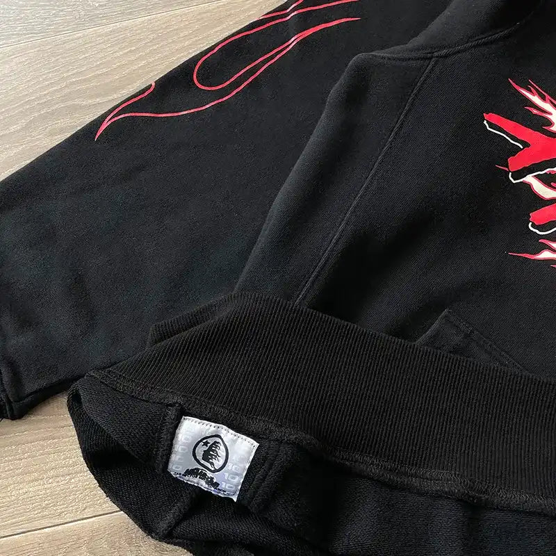 Hellstar Sports Future Flame Black Sweatshirt 