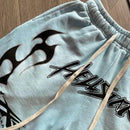 Hellstar Sky Blue Sweatshirt Shorts 