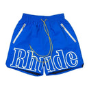 Rhude RH Logo Shorts Blue 