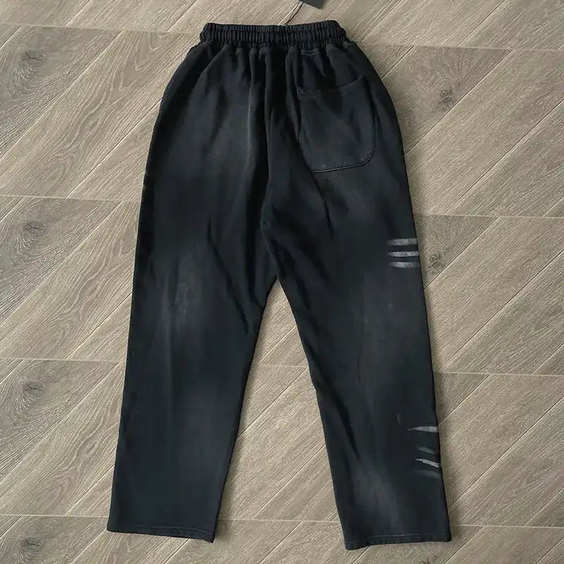 Hellstar Airbrushed Skull Flare Pants 