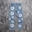 Tears x Levi's Cotton Wreath Jean Light Wash Denim Pants 