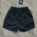 Hellstar Waxed Nylon Athletic Shorts Black 