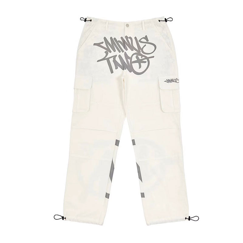 Minus Two White Cargo Pants 