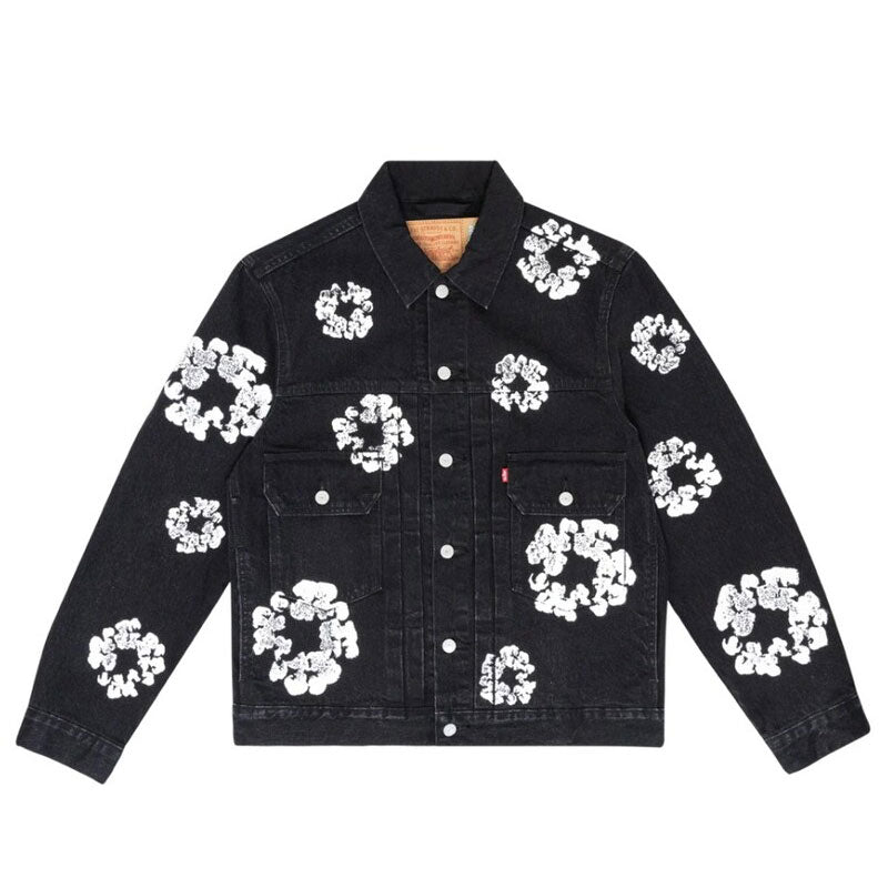 Tears x Levi's Black Denim Jacket 
