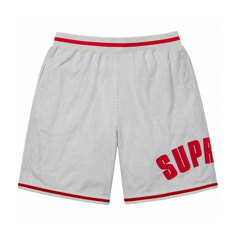 Supreme Ultrasuede Grey Shorts 