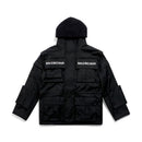 Balenciaga Oversized Parka In Technical Jacket
