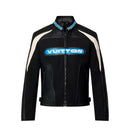 Louis Vuitton Leather Mix Biker Jacket 