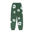 Tears The Cotton Wreath Green Denim Pants 