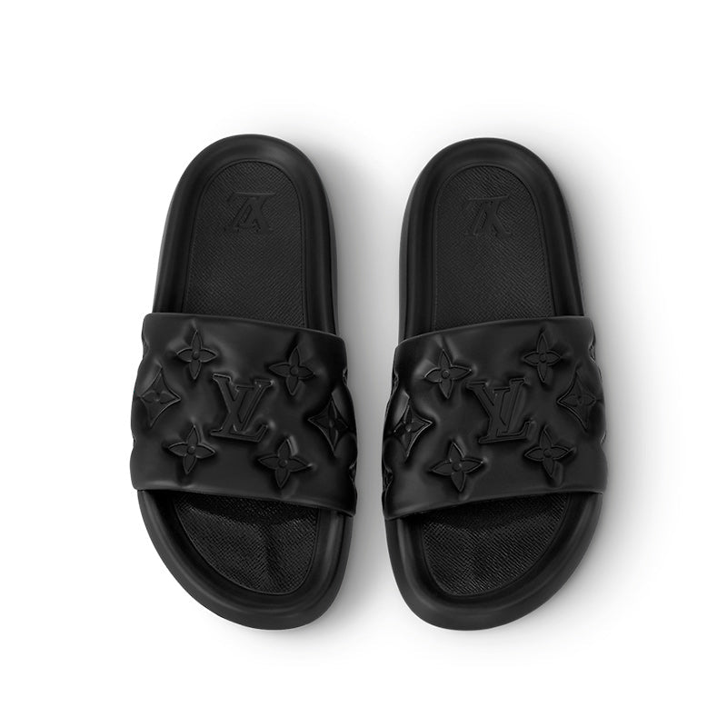 Louis Vuitton Waterfront Slide Black 