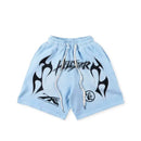 Hellstar Sky Blue Sweatshirt Shorts 