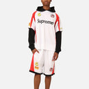 White Supreme Hooded Soccer Set