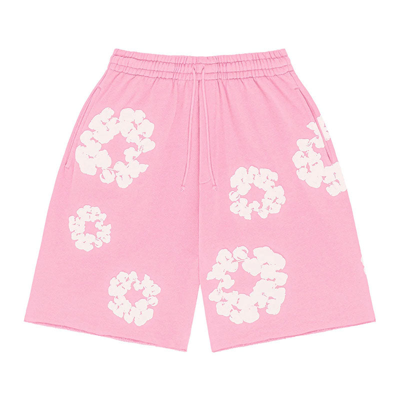 Shorts Denim Tears The Cotton Wreath Pink 