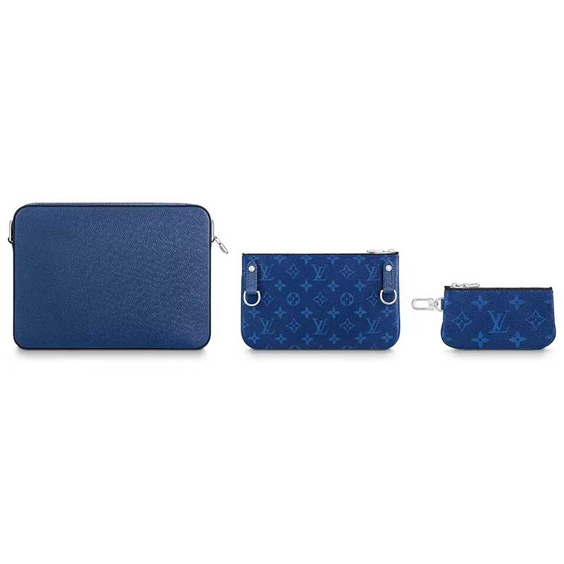 Louis Vuitton Trio Messenger Bag Cobalt Blue 