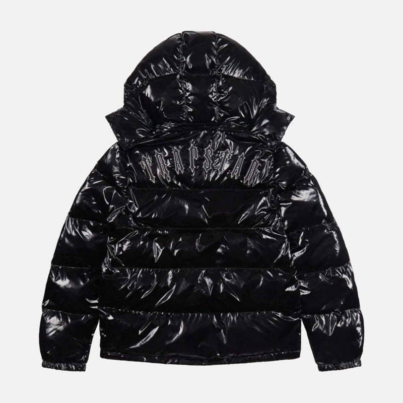 Trapstar Shiny Irongate Detachable Hooded Puffer Jacket 