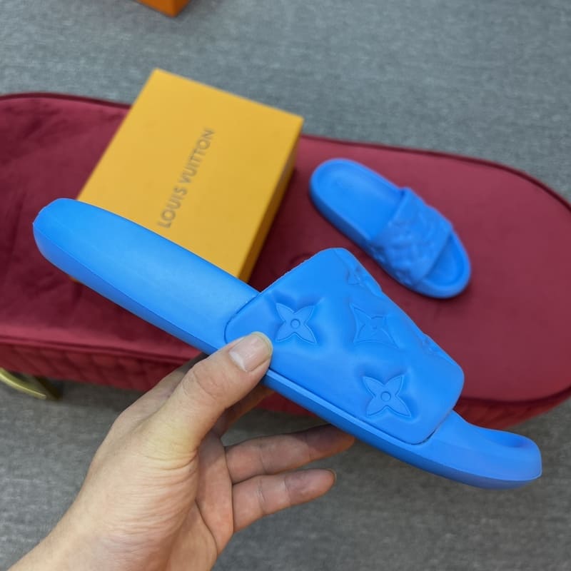 Louis Vuitton Waterfront Blue Slide 