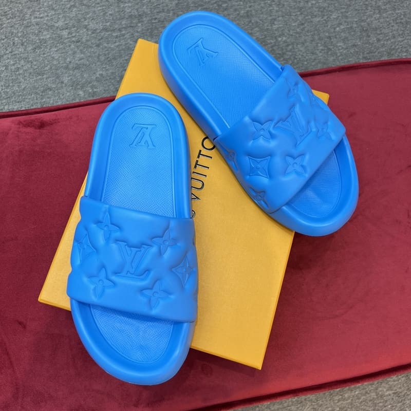Louis Vuitton Waterfront Blue Slide 