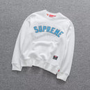 Supreme Kanji Logo White Sweatshirt 