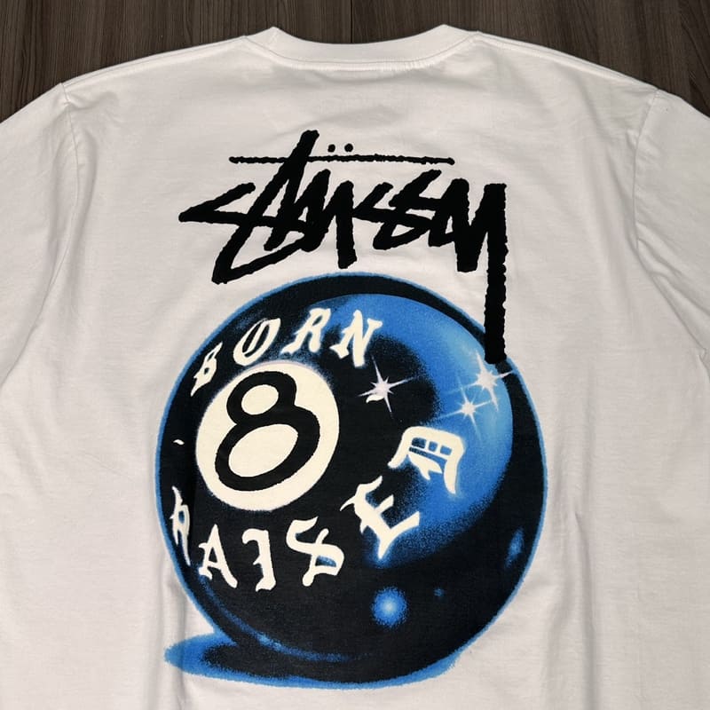 Ready Delivery - Stussy x Born X Raised 8 Ball T-Shirt 