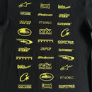 Corteiz Rally Vinylz Black T-Shirt 