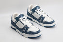 Louis Vuitton LV Trainer Monogram Denim White Blue 