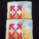 Off-White Arrow On Canvas Print T-Shirt 