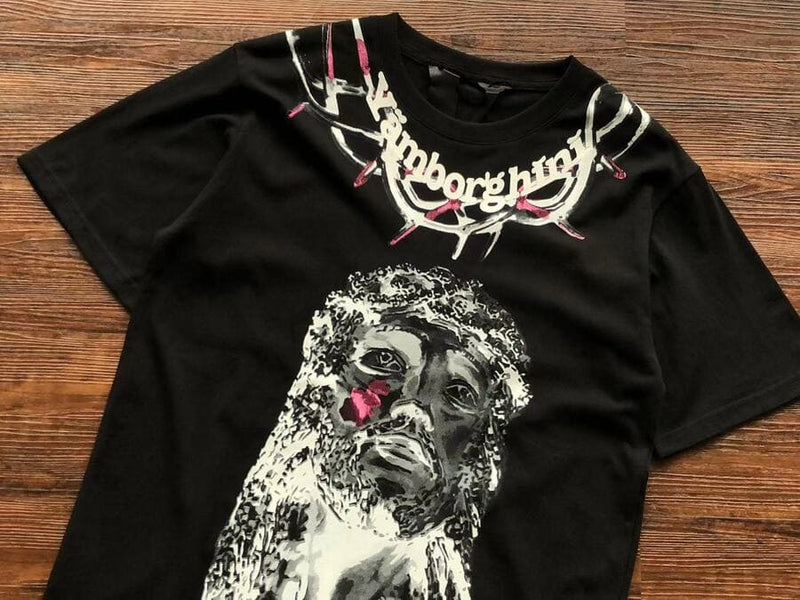 Vlone Yams Day Jesus Piece Black T-Shirt 