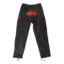 Corteiz Guerillaz Cargo Pants Black/Red 