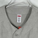 Supreme Ultrasuede Mesh Baseball T-Shirt Grey 