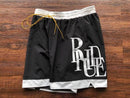 Rhude Side Logo Shorts Black 